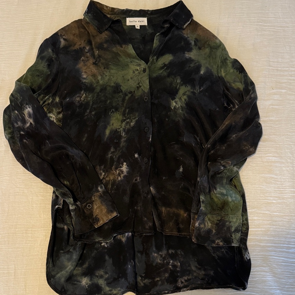 Bella Dahl Earthy Tie-Dye Shirt